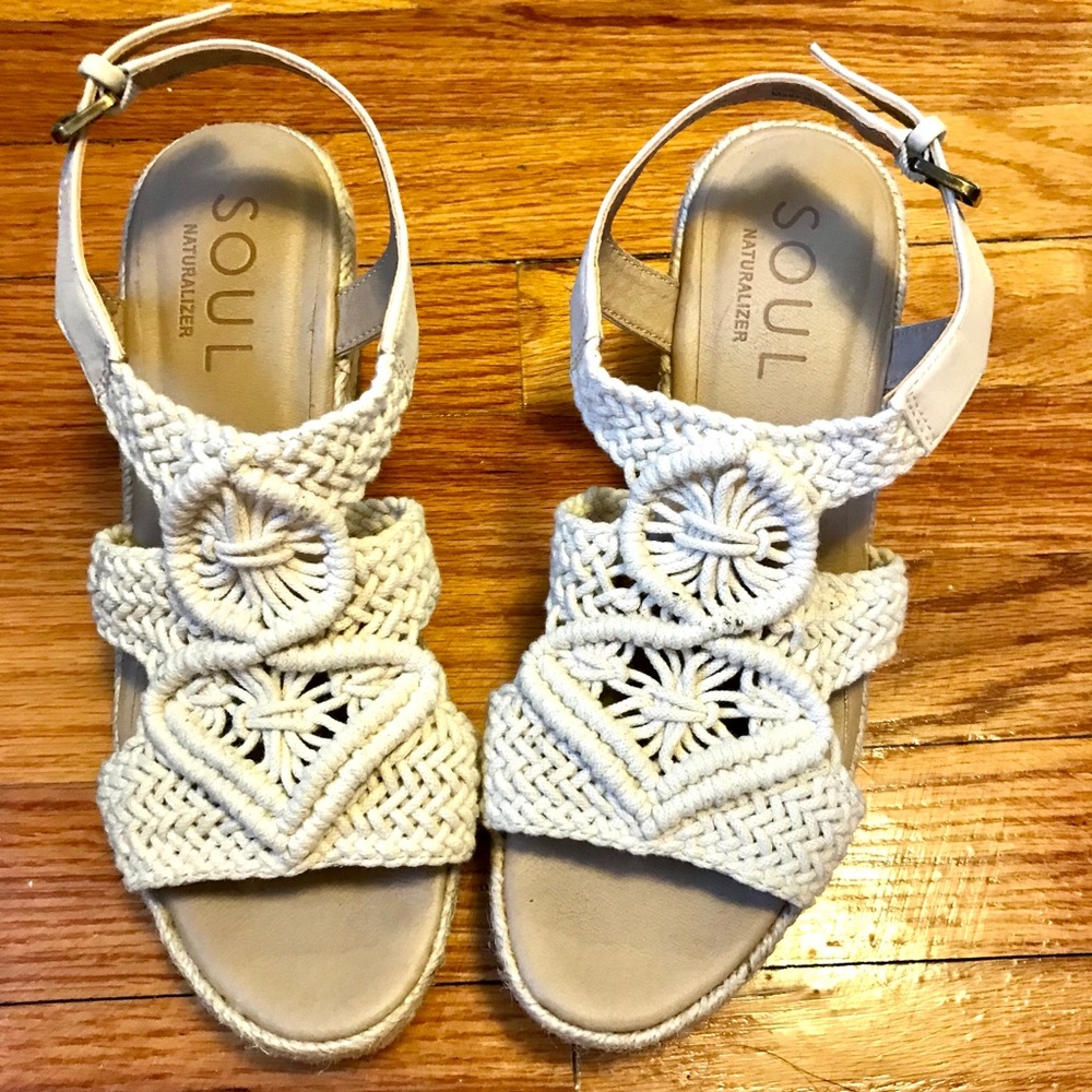 Soul Naturalizer Cream Espadrilles Sandals - Picture 1 of 6